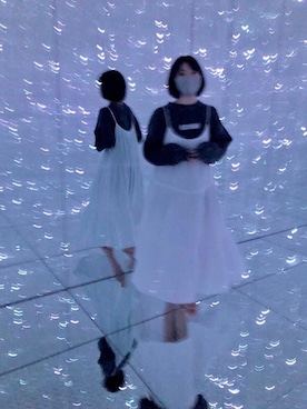 「snidel」｜「アイテム（スウェット）」を使った、❄️🐰さん（レディース・157cm）の秋コーディネート