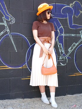 Megchuさん（レディース・155cm）の夏コーディネート