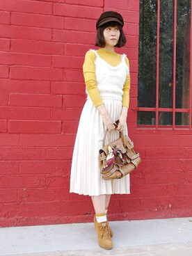 Luella（ルエラ）のハンドバッグを使った人気ファッション