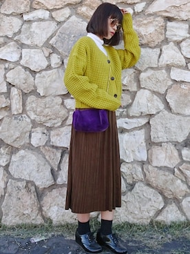 「CHINESE LAUNDRY（チャイニーズランドリー）のアイテム」を使った、Megchuさん（レディース・155cm）の秋コーディネート