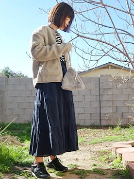 Megchuさん（レディース・155cm）の冬コーディネート