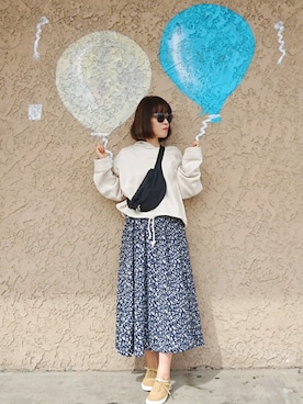 Megchuさん（レディース・155cm）の春コーディネート