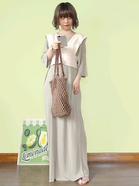 「La-gemme」｜「アイテム（腕時計）」を使った、Megchuさん（レディース・155cm）の夏コーディネート