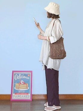 Megchuさん（レディース・155cm）の夏コーディネート