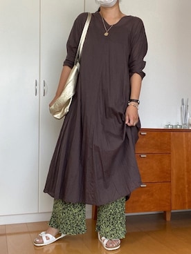 「CABANE de ZUCCa（カバンドズッカ）のアイテム」を使った、izuさん（レディース・168cm）の秋コーディネート
