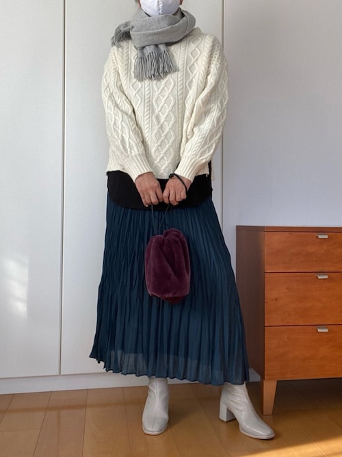 SLOBE IENA（スローブイエナ）の「HAMILTON ケーブルニットボート