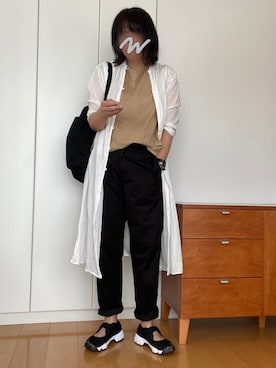 「BEAMS（ビームス）のアイテム（アナログ腕時計）」を使った、izuさん（レディース・168cm）の春コーディネート