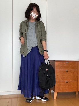 「BEAMS（ビームス）のアイテム（アナログ腕時計）」を使った、izuさん（レディース・168cm）の春コーディネート