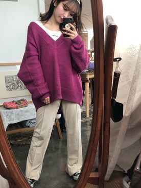  Mayuさん（レディース・152cm）の冬コーディネート