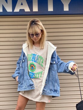 MERMOさん（レディース・158cm）の春コーディネート