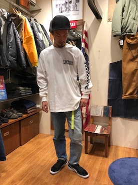 「QUIANA（キアナ）のアイテム」を使った、Chijiさん（メンズ・171cm）の冬コーディネート