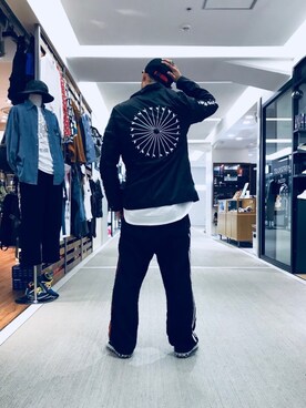 「TOPO DESIGNS（トポデザインズ）のアイテム（キャップ）」を使った、Chijiさん（メンズ・171cm）の春コーディネート