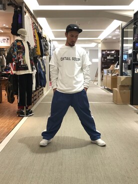 「TOPO DESIGNS（トポデザインズ）のアイテム（キャップ）」を使った、Chijiさん（メンズ・171cm）の春コーディネート