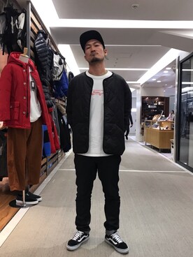 「アイテム（ブルゾン）」を使った、Chijiさん（メンズ・171cm・30代）の冬コーディネート