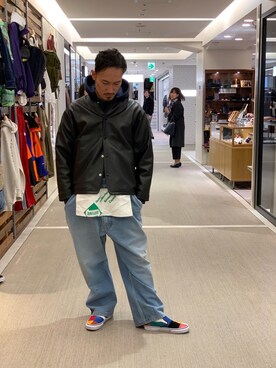 「アイテム（ブルゾン）」を使った、Chijiさん（メンズ・171cm・30代）の冬コーディネート