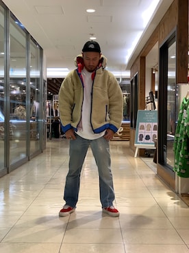 「アイテム（ブルゾン）」を使った、Chijiさん（メンズ・171cm・30代）の秋コーディネート