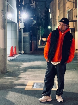 「MOUNTAIN SMITH（マウンテンスミス）のアイテム」を使った、Chijiさん（メンズ・171cm）の冬コーディネート