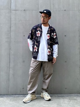 「パンツスタイル」｜Chijiさん（メンズ・171cm・30代）の春コーディネート
