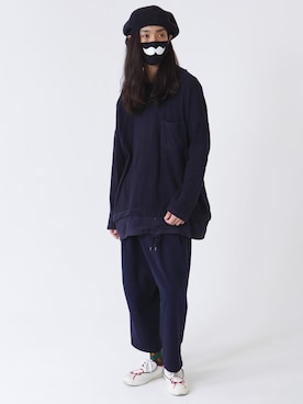 「mercibeaucoup,（メルシーボークー）のアイテム（シューズ）」を使った、namusansenpaiさん（メンズ・183cm）の秋コーディネート