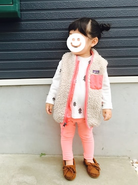 どんさんさん(キッズ・80cm)の春コーディネート
