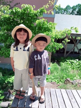 「きょうだい」｜KOH♡さん（キッズ・110cm）の夏コーディネート