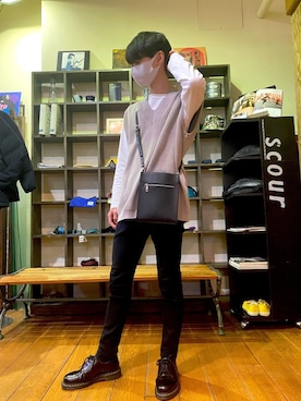 「TRAP/U （トラップユー）のアイテム」を使った、Rikiさん（メンズ・172cm）の秋コーディネート