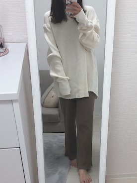 「Ungrid（アングリッド）のアイテム（その他トップス）」を使った、Manamiさん（レディース・152cm）の秋コーディネート