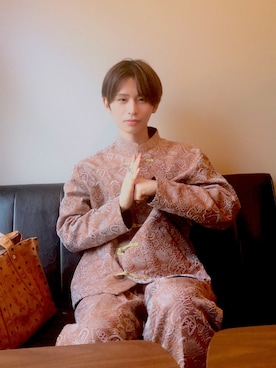 「中華服」｜おさむさん（メンズ・170cm）の秋コーディネート
