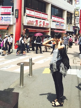 「ORiental TRaffic（オリエンタルトラフィック）の【再値下げ！SALE 50%OFF】【スポーツ系サンダル人気No1！】★スポーツサンダル★5203（サンダル）」を使った、いのじさん（レディース・170cm）の冬コーディネート