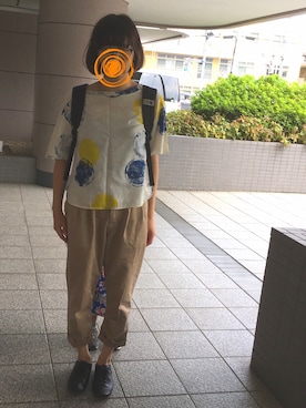 「Sally Scott（サリースコット）のアイテム（トップス）」を使った、かちこさん（レディース・163cm）の秋コーディネート