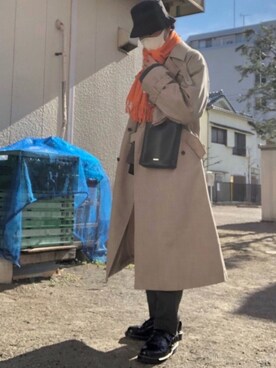 「WEGO（ウィゴー）のアイテム（帽子）」を使った、watoさん（メンズ・174cm）の冬コーディネート