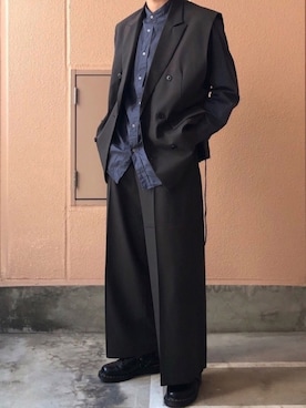 「RYO TAKASHIMA（リョウタカシマ）のアイテム（ジャケット/アウター）」を使った、watoさん（メンズ・174cm）の春コーディネート