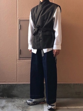 「RYO TAKASHIMA（リョウタカシマ）のアイテム（ジャケット/アウター）」を使った、watoさん（メンズ・174cm）の春コーディネート