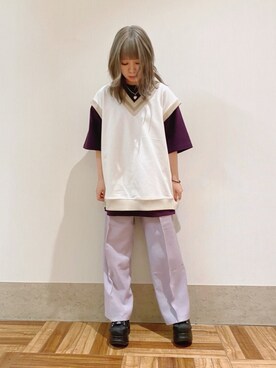 MIZUSHINAさん（レディース・152cm）の夏コーディネート