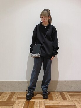 「秋のマイ旬スタイル」｜「アイテム（その他）」を使った、MIZUSHINAさん（レディース・152cm）の秋コーディネート