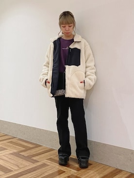 「JUNRED（ジュンレッド）のアイテム（バッグ）」を使った、MIZUSHINAさん（レディース・152cm）の秋コーディネート