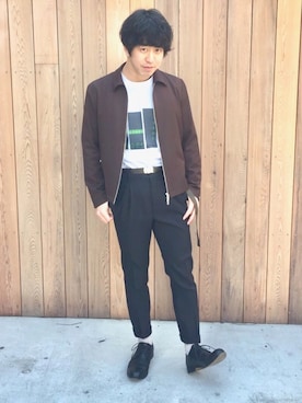 バムさん（メンズ・171cm）の冬コーディネート