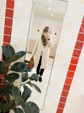 「MACPHEE（マカフィー）のアイテム（その他アウター）」を使った、ななこさん（レディース・156cm）の冬コーディネート