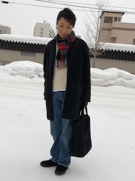YKさん(レディース・160cm)の冬コーディネート