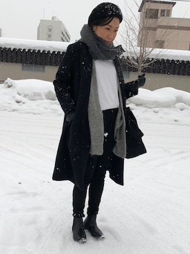 YKさん(レディース・160cm)の冬コーディネート
