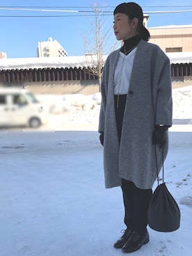 YKさん（レディース・160cm）の冬コーディネート