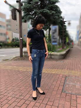 YKさん（レディース・160cm）の夏コーディネート