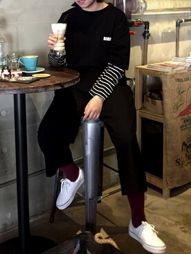 「UNIQLO（ユニクロ）のアイテム（ソックス/靴下、その他）」を使った、Pさん（レディース）の春コーディネート