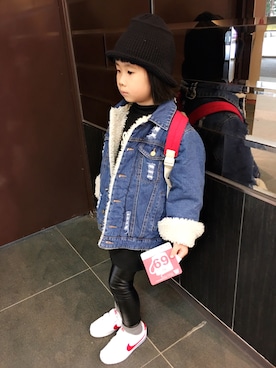 「amber（アンバー）のアイテム」を使った、璇兒 🌟Rita🌟さん（キッズ・110cm）の冬コーディネート
