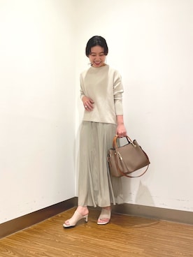 「URBAN RESEARCH（アーバンリサーチ）のアイテム（ピアス（両耳用））」を使った、sakaiさん（レディース・160cm）の春コーディネート