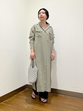 「URBAN RESEARCH（アーバンリサーチ）のアイテム（ピアス（両耳用））」を使った、sakaiさん（レディース・160cm）の春コーディネート