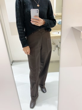 「BROWN」｜「アイテム（ブーツ）」を使った、たばさん（レディース・157cm）の秋コーディネート