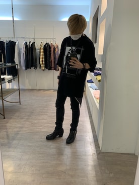 「TAKAHIROMIYASHITATheSoloIst.（タカヒロミヤシタザソロイスト）のアイテム（パンツ）」を使った、kuri0802さん（メンズ・170cm）の春コーディネート