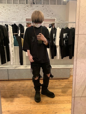 「TAKAHIROMIYASHITATheSoloIst.（タカヒロミヤシタザソロイスト）のアイテム（パンツ）」を使った、kuri0802さん（メンズ・170cm）の夏コーディネート
