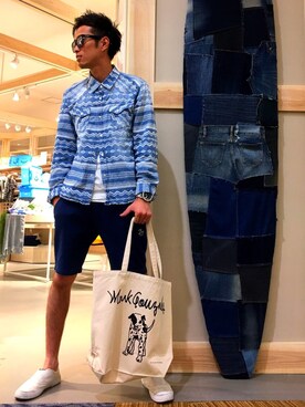 「ノーティードッグ」｜kidさん（メンズ・178cm）の夏コーディネート